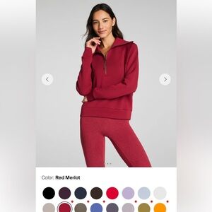 NWT Spanx AirEssentials half zip